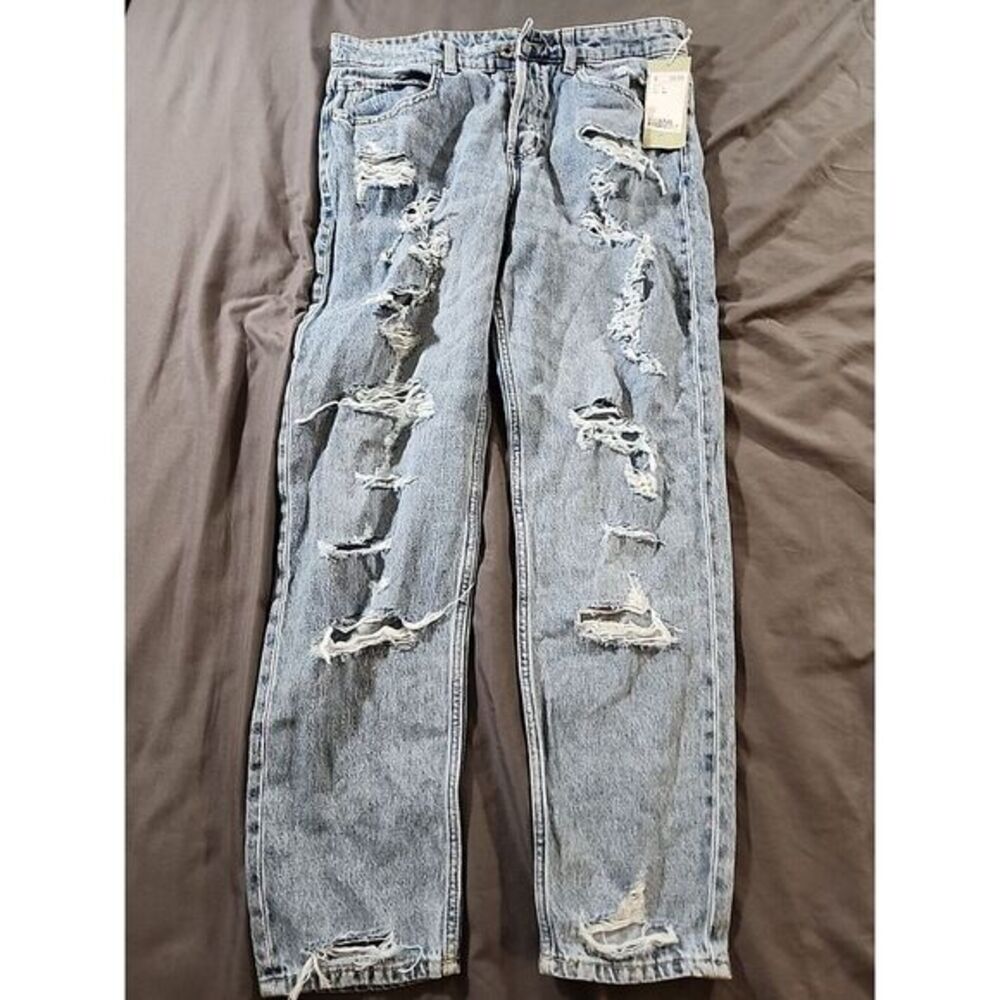 &Denim By H&M Light Wash Distressed Jeans Size‎ 6